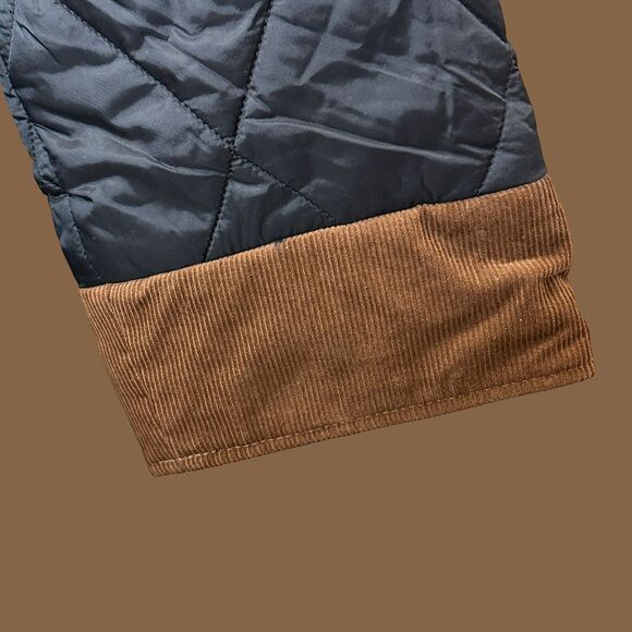 Barbour Mickley Quilted Jacket Black Ancient Full Zip Button Panel Women 2X NWT - Picture 13 of 14